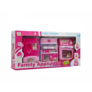Pink Toy kitchen appliances